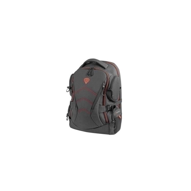 GENESIS - Pallad 550 43,9 cm (17.3") Mochila Negro, Rojo