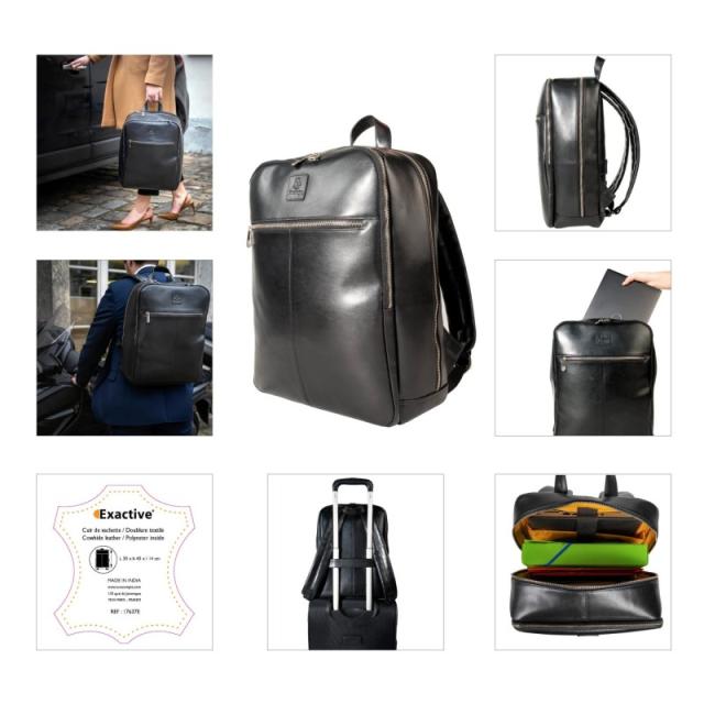 Exacompta - Exactive 39,6 cm (15.6") Mochila Negro