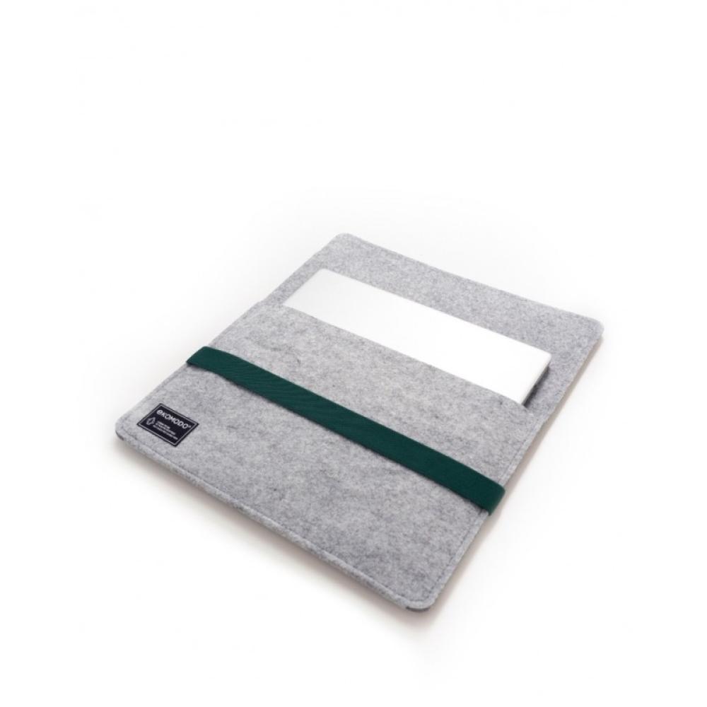EKOMODO - HR-004 maletines para portátil 33 cm (13") Funda Verde, Gris