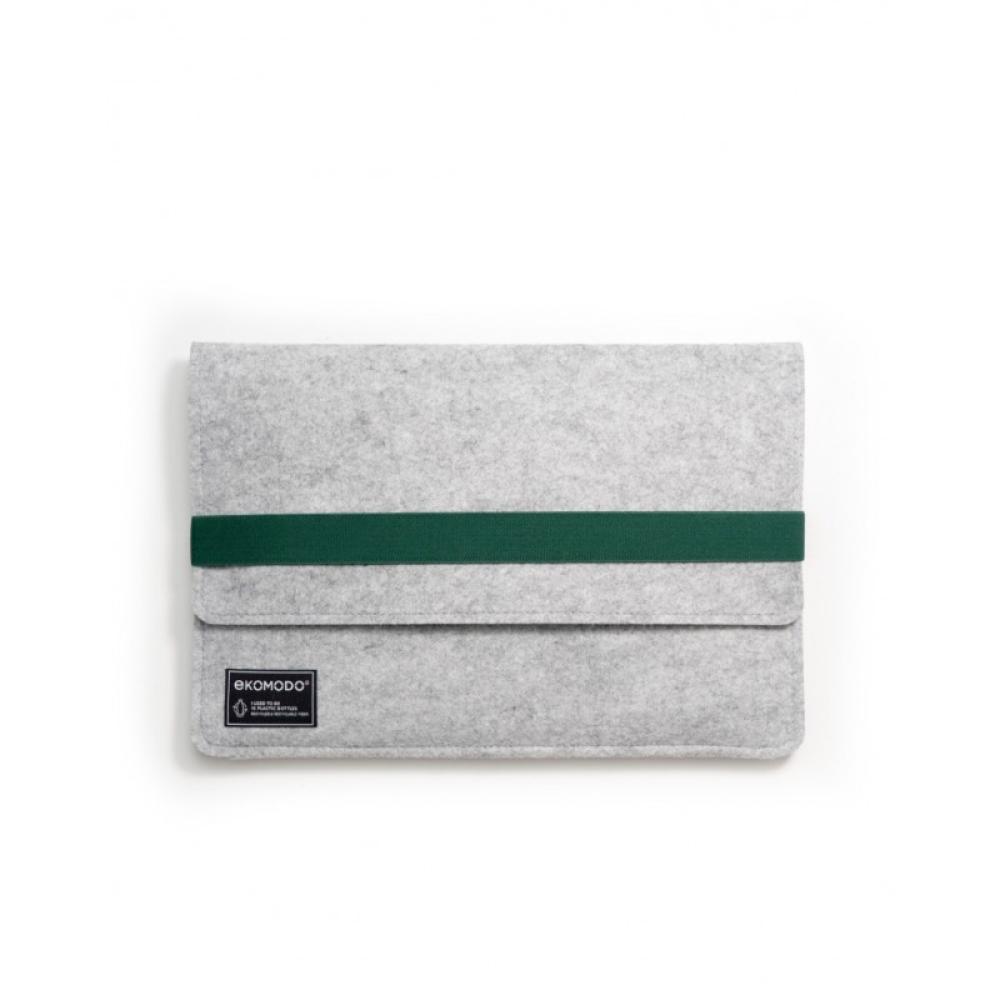 EKOMODO - HR-004 maletines para portátil 33 cm (13") Funda Verde, Gris