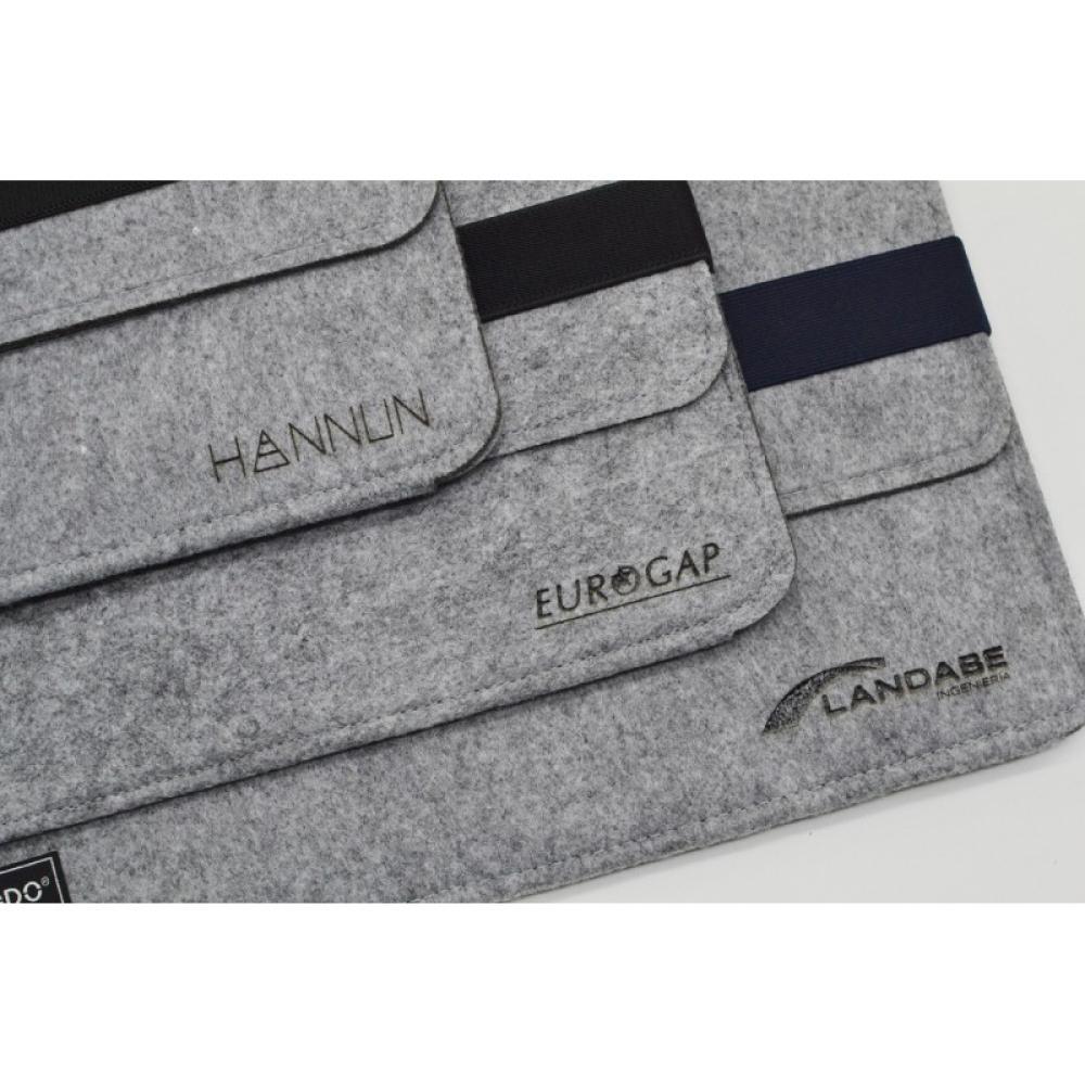 EKOMODO - HR-003 maletines para portátil 33 cm (13") Funda Negro, Gris