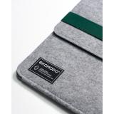 EKOMODO - HR-014 maletines para portátil 38,1 cm (15") Funda Verde, Gris