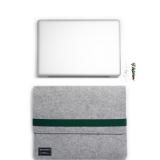 EKOMODO - HR-014 maletines para portátil 38,1 cm (15") Funda Verde, Gris