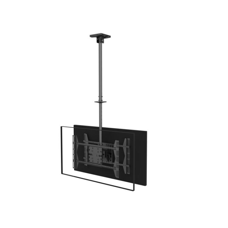 Equip - Soporte de TV de doble pantalla para montaje en techo de 32"-75