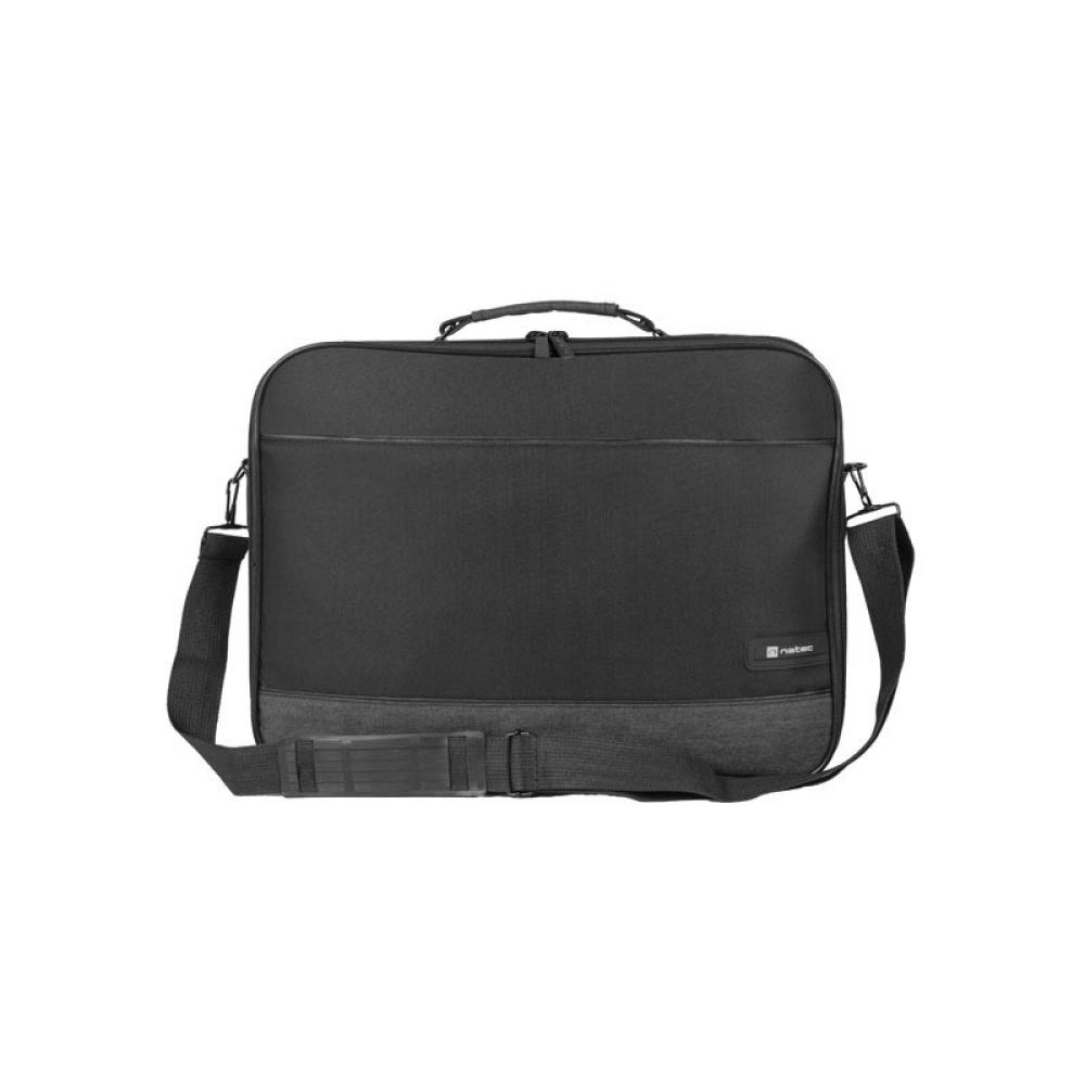 NATEC - Impala 2 35,8 cm (14.1") Bandolera Negro, Gris