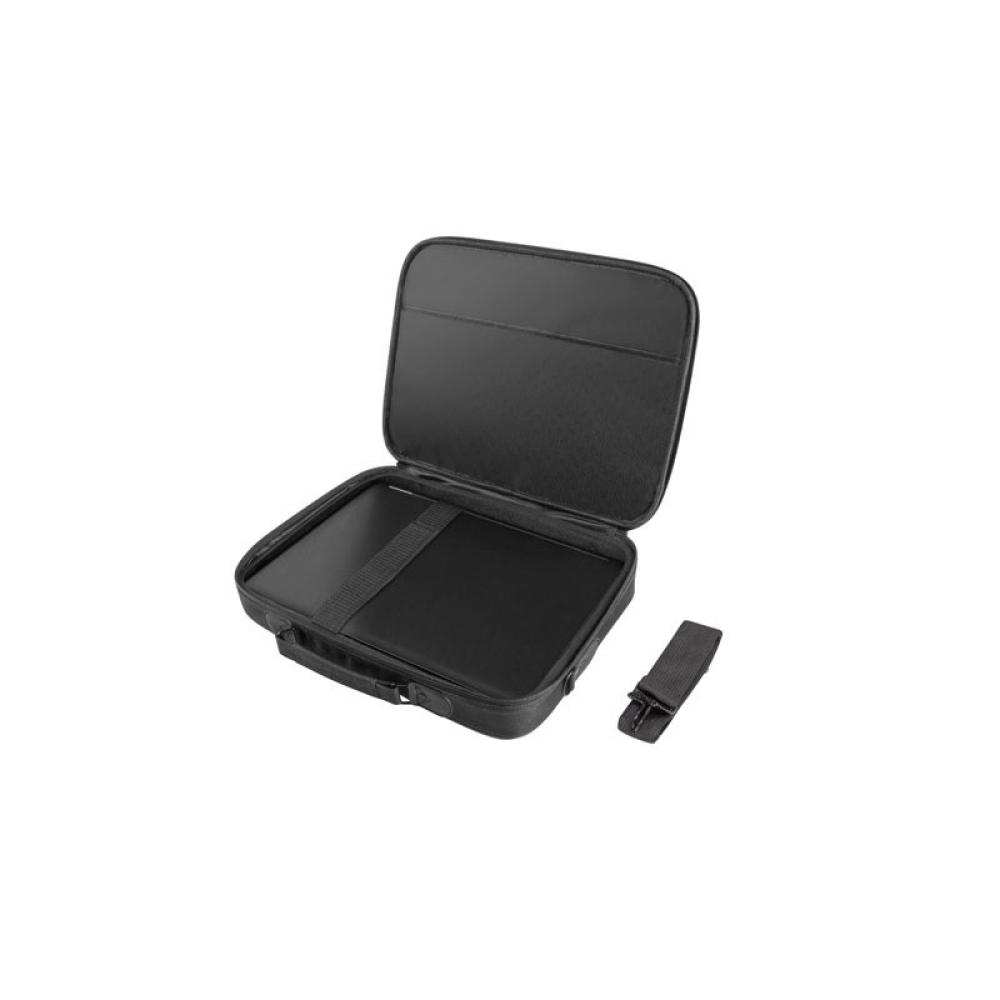 NATEC - Impala 2 35,8 cm (14.1") Bandolera Negro, Gris