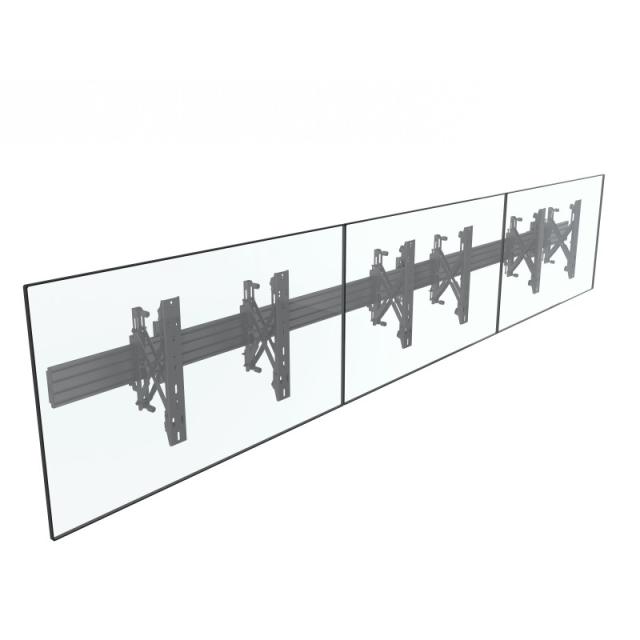 Equip - Soporte de pared modular para TV de 37«-65» con encastre a presión y desplegable