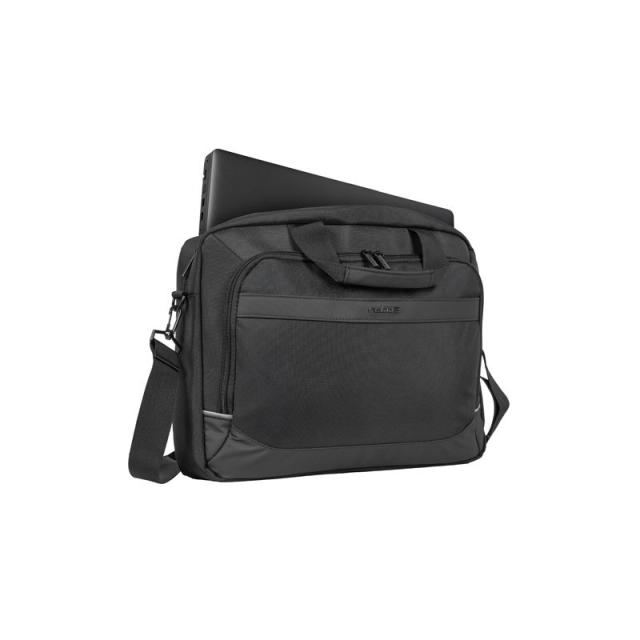 NATEC - NTO-2238 maletines para portátil 39,6 cm (15.6") Bandolera Negro