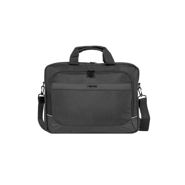 NATEC - NTO-2238 maletines para portátil 39,6 cm (15.6") Bandolera Negro