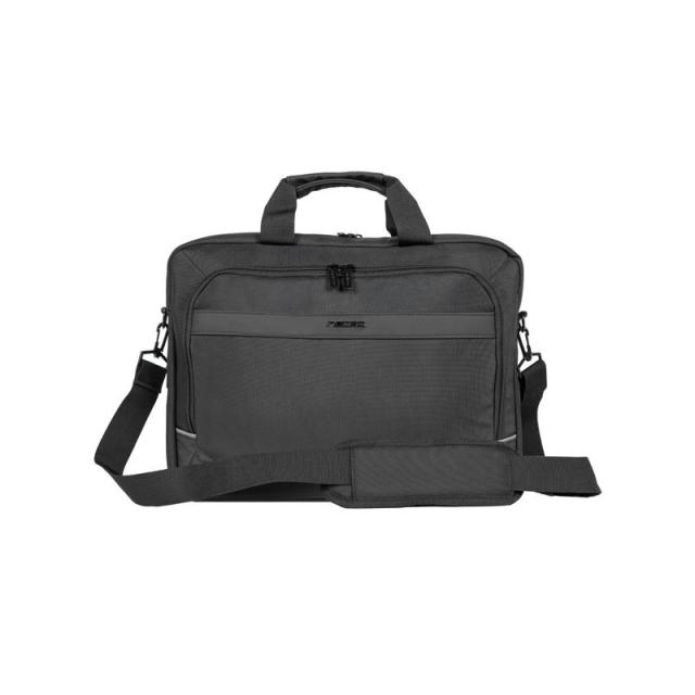 NATEC - NTO-2238 maletines para portátil 39,6 cm (15.6") Bandolera Negro