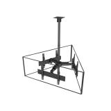 Equip - Soporte de TV de triple pantalla para montaje en techo de 37"-65
