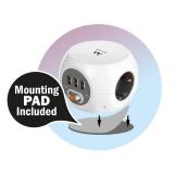 Ewent - EW3939 base múltiple 1,5 m 3 salidas AC Interior Blanco