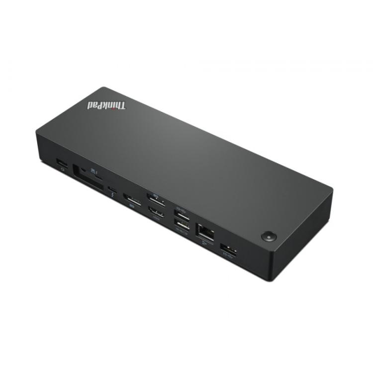 Lenovo - 40B00300EU base para portátil y replicador de puertos Alámbrico Thunderbolt 4 Negro, Rojo