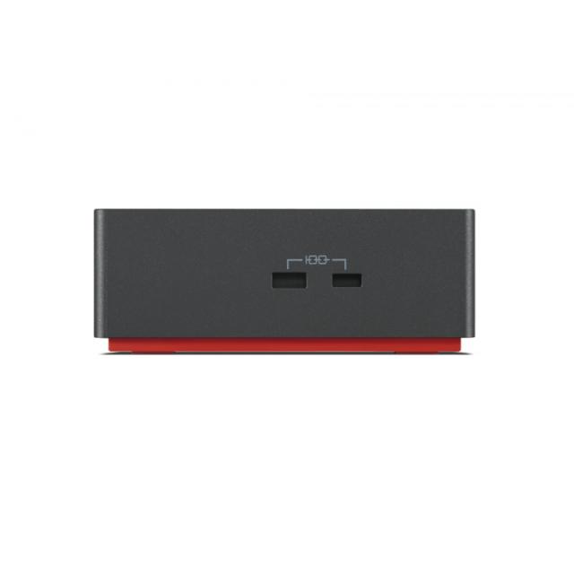 Lenovo - 40B00300EU base para portátil y replicador de puertos Alámbrico Thunderbolt 4 Negro, Rojo