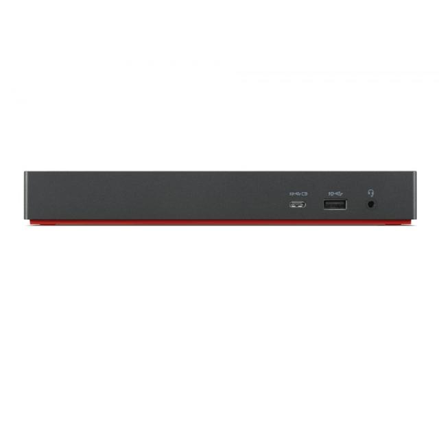 Lenovo - 40B00300EU base para portátil y replicador de puertos Alámbrico Thunderbolt 4 Negro, Rojo