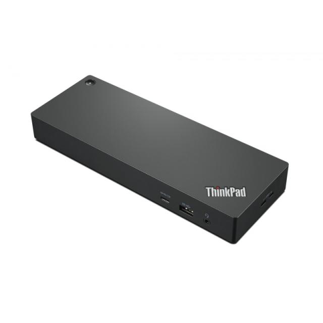Lenovo - 40B00300EU base para portátil y replicador de puertos Alámbrico Thunderbolt 4 Negro, Rojo