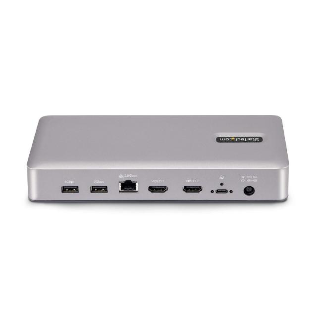 StarTech.com - Docking Station USB4 - USB-C de 40Gbps - Vídeo Doble HDMI - Hasta 1x 8K 60Hz 4:4:4 (RGB) o 2x 4K 120Hz 4:2:2 - co