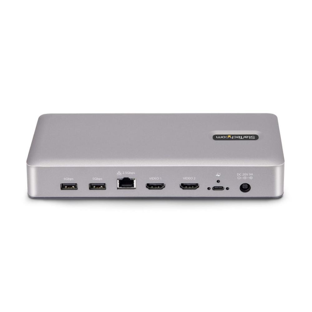 StarTech.com - Docking Station USB4 - USB-C de 40Gbps - Vídeo Doble HDMI - Hasta 1x 8K 60Hz 4:4:4 (RGB) o 2x 4K 120Hz 4:2:2 - co