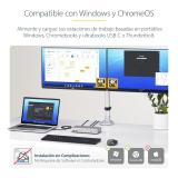 StarTech.com - Docking Station USB4 - USB-C de 40Gbps - Vídeo Doble HDMI - Hasta 1x 8K 60Hz 4:4:4 (RGB) o 2x 4K 120Hz 4:2:2 - co
