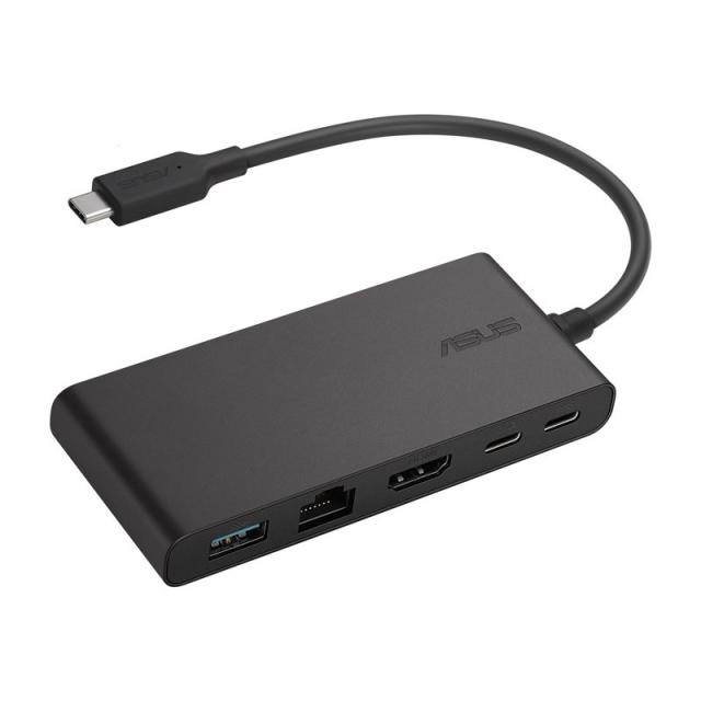 ASUS - Dual 4K USB-C Dock DC201 Alámbrico USB 3.2 Gen 2 (3.1 Gen 2) Type-C Negro