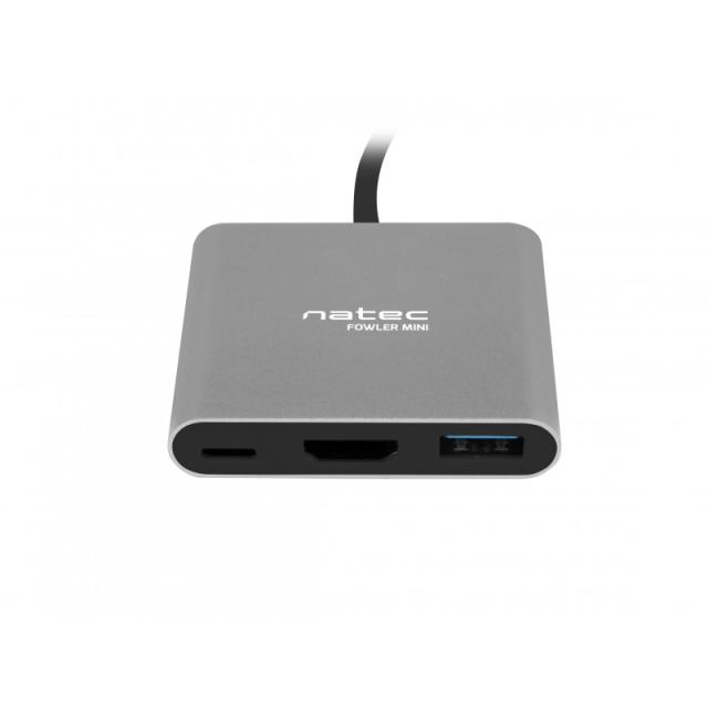 NATEC - Fowler Mini USB 2.0 Type-C Gris