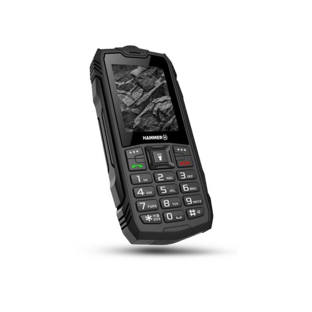 myPhone - Hammer Rock 6,1 cm (2.4") 155 g Negro Teléfono con cámara