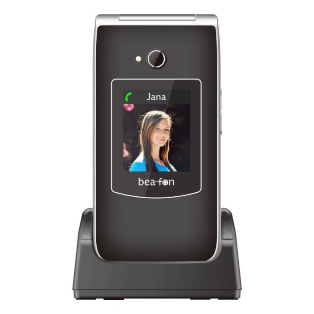 Beafon - SL645 LTE 7,11 cm (2.8") 120 g Negro, Plata Teléfono para personas mayores