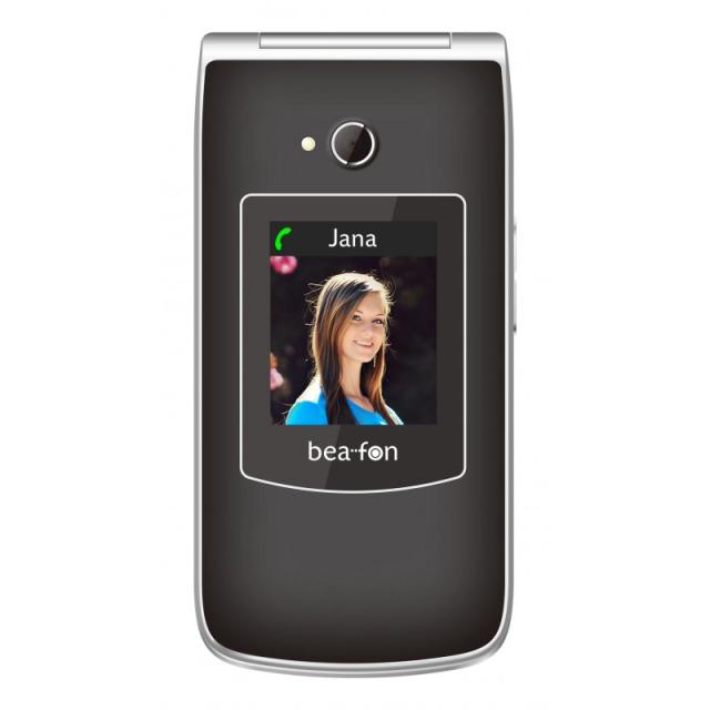 Beafon - SL645 LTE 7,11 cm (2.8") 120 g Negro, Plata Teléfono para personas mayores