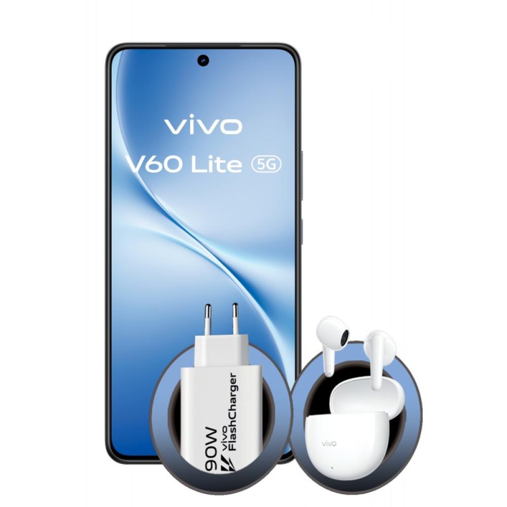 VIVO - V60 Lite 5G + BUD 17,2 cm (6.77") SIM doble Android 15 8 GB 256 GB 6500 mAh Negro
