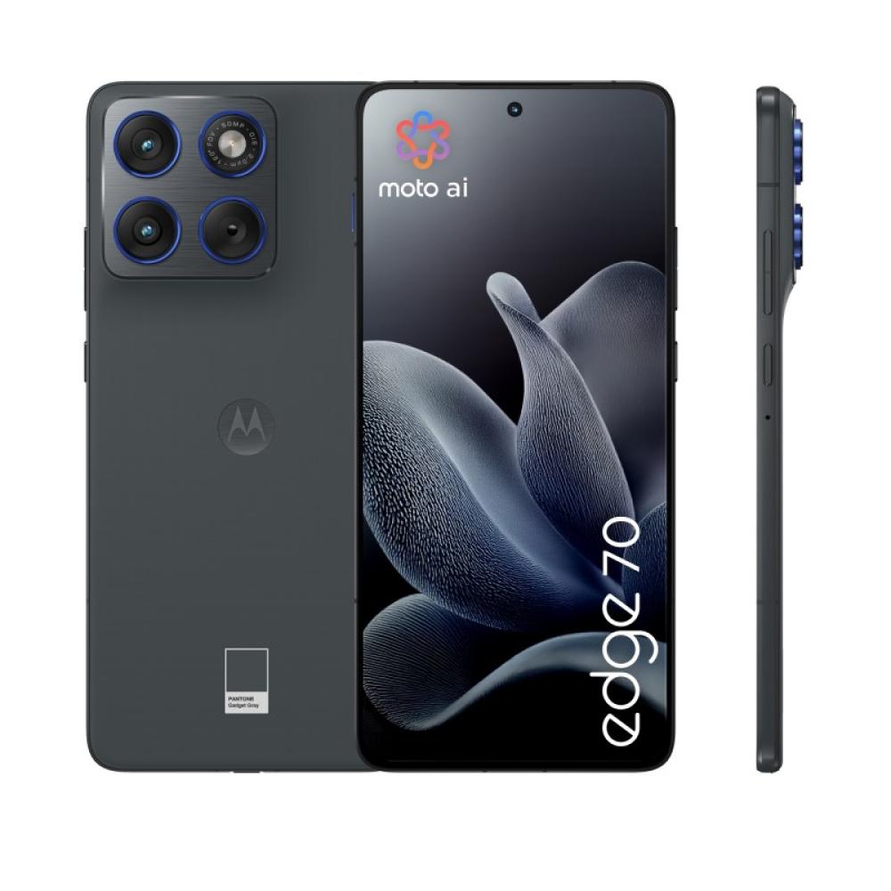 Motorola - edge 70 17 cm (6.7") SIM doble Android 16.0 5G USB Tipo C 12 GB 512 GB 4800 mAh Gris