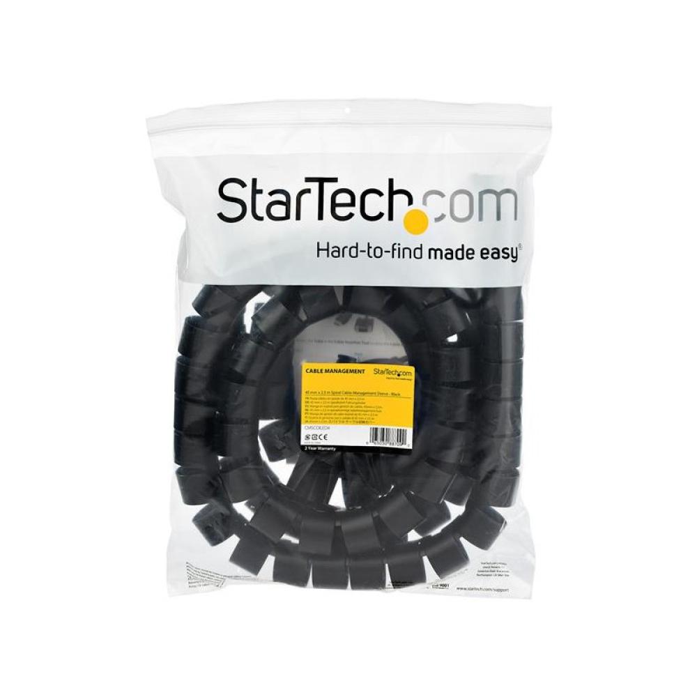 StarTech.com - Manga de 2,5m en Espiral para Gestión de Cableado con Diámetro de 45mm