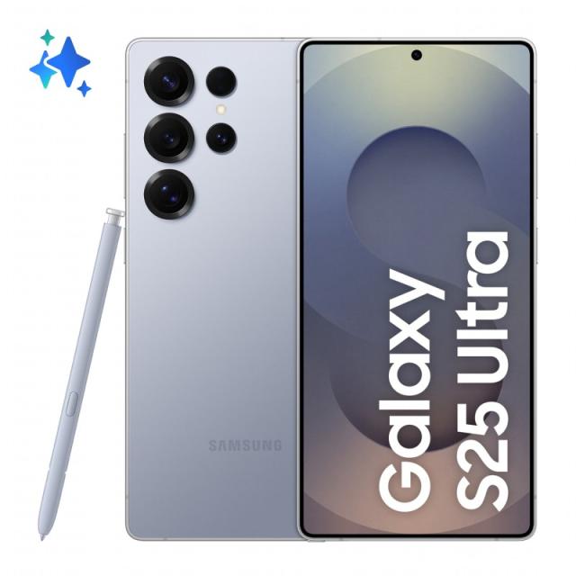 Samsung - Galaxy S25 Ultra 17,5 cm (6.9") SIM doble Android 15 5G USB Tipo C 12 GB 512 GB 5000 mAh Azul, Plata, Titanio