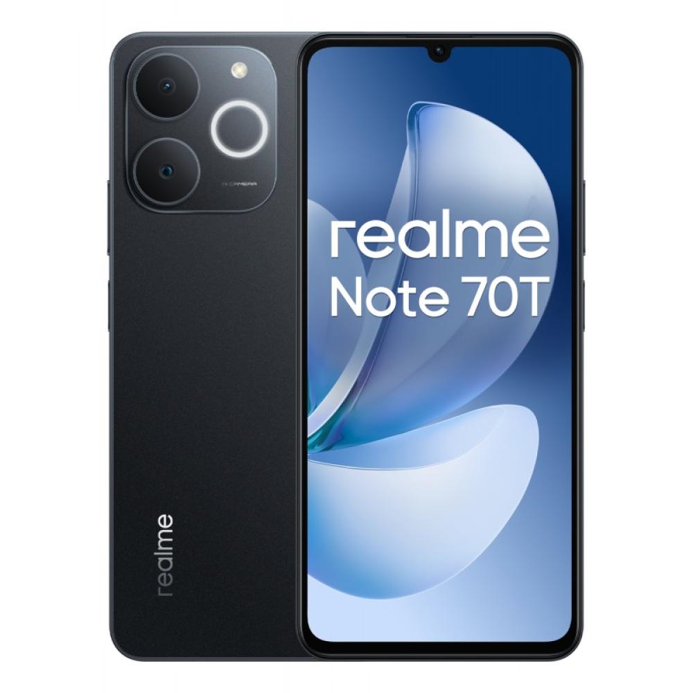 realme - Note 70T 17,1 cm (6.74") SIM doble Android 15 4G USB Tipo C 4 GB 256 GB 6000 mAh Negro - 6941764469679