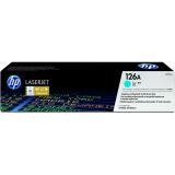 HP - Cartucho de tóner original LaserJet 126A cian