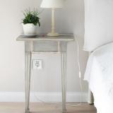 Nanocable - Base de enchufe de pared tipo schuko con 2 tomas USB Max. 2.4A, blanca