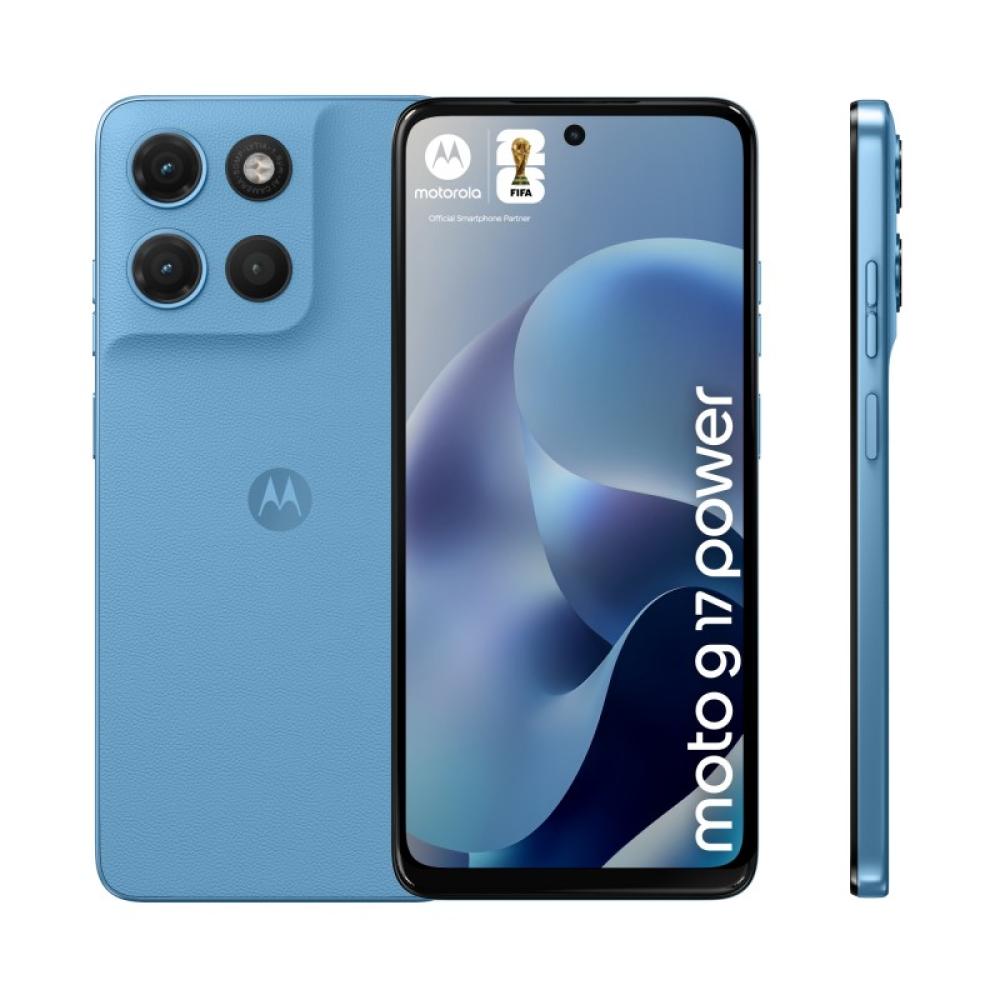 Motorola - moto g17 power 17,1 cm (6.72") Ranura híbrida Dual SIM Android 15 USB Tipo C 4 GB 256 GB 6000 mAh Azul
