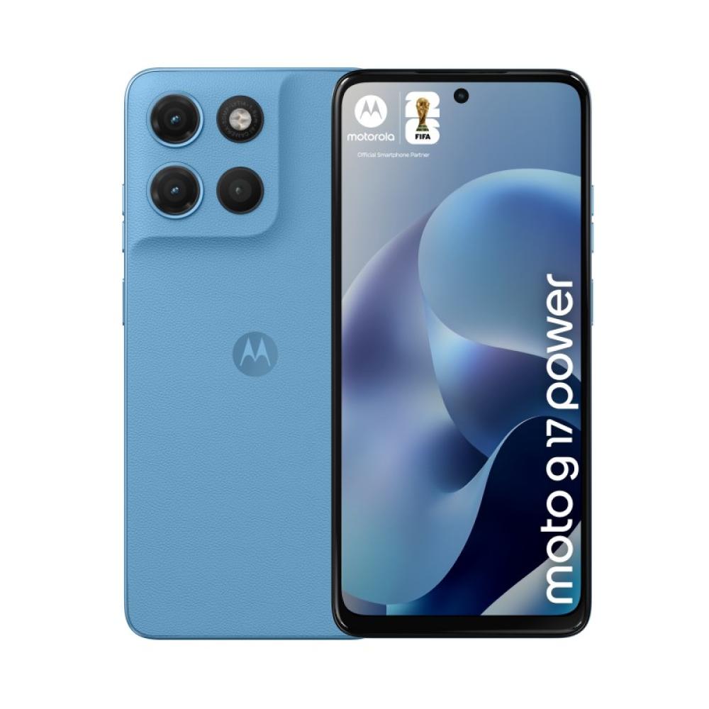 Motorola - moto g17 power 17,1 cm (6.72") Ranura híbrida Dual SIM Android 15 USB Tipo C 4 GB 256 GB 6000 mAh Azul