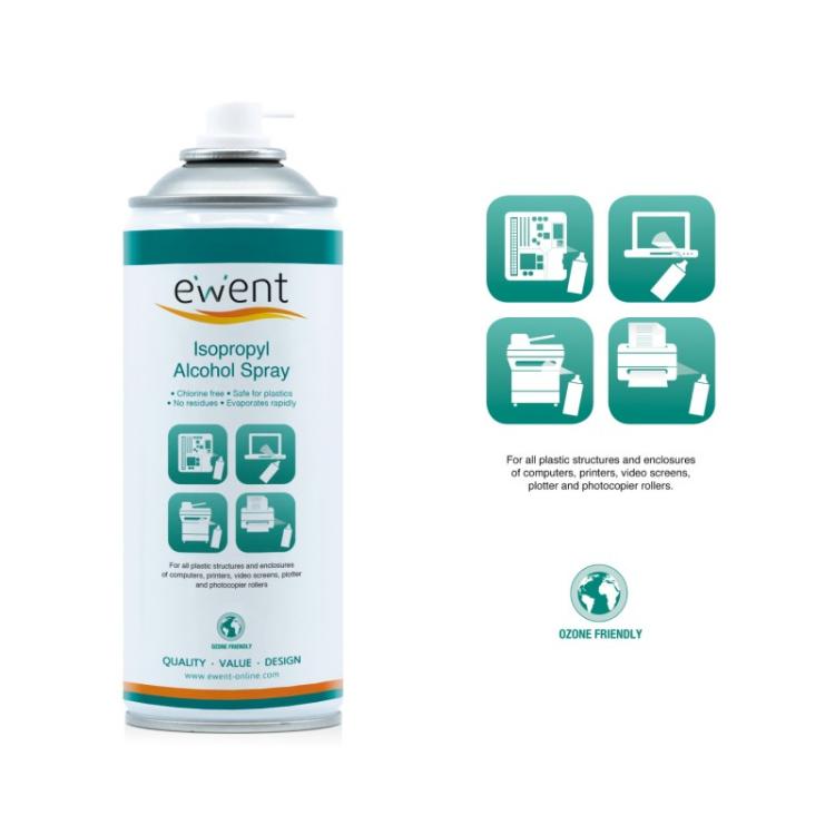 Ewent - Pulverizador de alcohol isopropílico 400mL