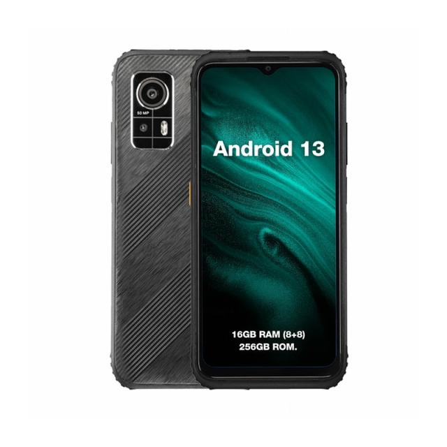AGM - H6 16,7 cm (6.56") Ranura híbrida Dual SIM Android 13 4G USB Tipo C 8 GB 256 GB 4900 mAh Negro