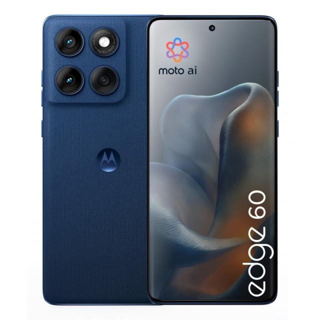 Motorola - edge 60 16,9 cm (6.67") SIM doble Android 15 5G USB Tipo C 12 GB 512 GB 5200 mAh Azul