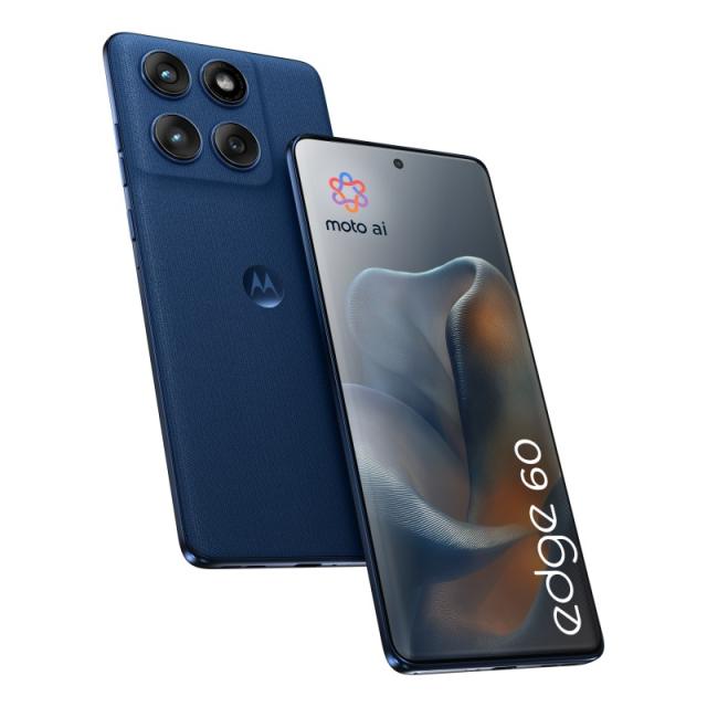 Motorola - edge 60 16,9 cm (6.67") SIM doble Android 15 5G USB Tipo C 12 GB 512 GB 5200 mAh Azul