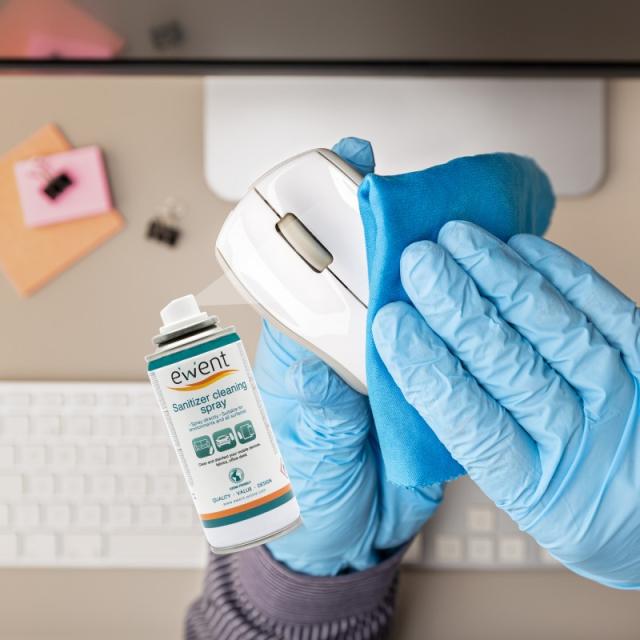 Ewent - Detergente en spray desinfectante para superficies