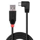 Lindy - 31977 cable USB USB 2.0 2 m USB A Micro-USB B Negro