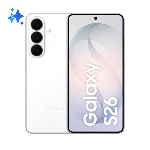 Samsung - Galaxy S26 16 cm (6.3") SIM doble Android 16.0 5G USB Tipo C 12 GB 256 GB 4300 mAh Blanco
