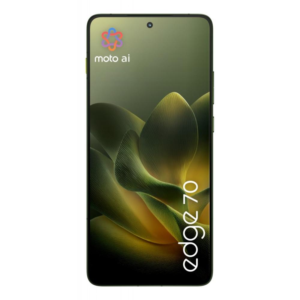 Motorola - edge 70 17 cm (6.7") SIM doble Android 16.0 5G USB Tipo C 12 GB 512 GB 4800 mAh Verde