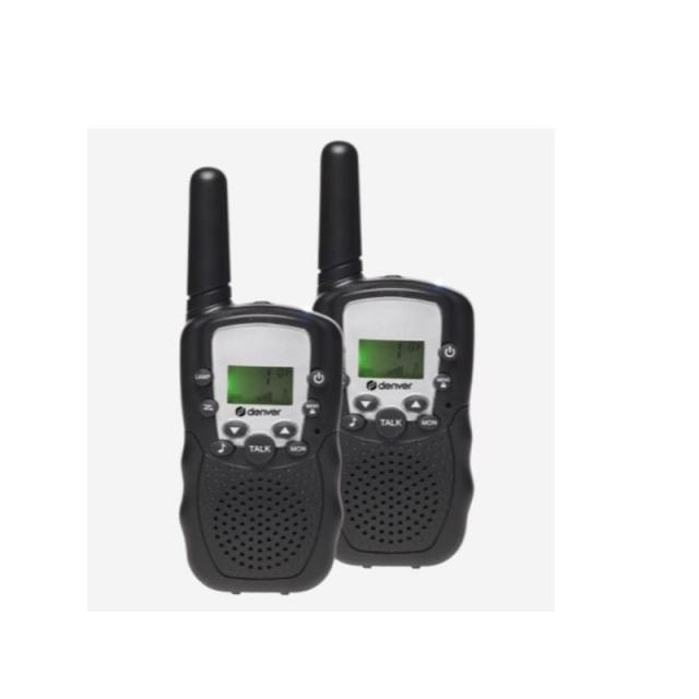 Denver - WTA-449 two-way radios 8 canales 446 MHz Negro