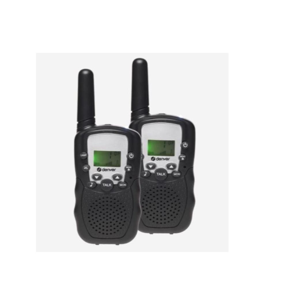 Denver - WTA-449 two-way radios 8 canales 446 MHz Negro