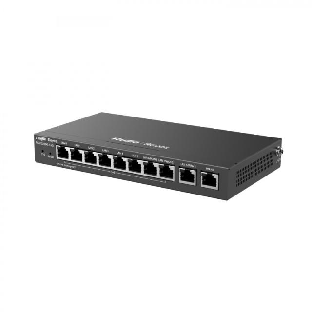 Ruijie Networks - RG-EG210G-P-V3 router Gigabit Ethernet Negro