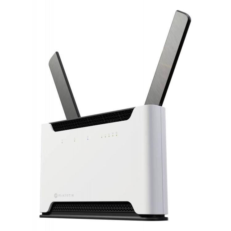 Mikrotik - Chateau LTE7 ax router inalámbrico Gigabit Ethernet Doble banda (2,4 GHz / 5 GHz) 4G Negro, Blanco