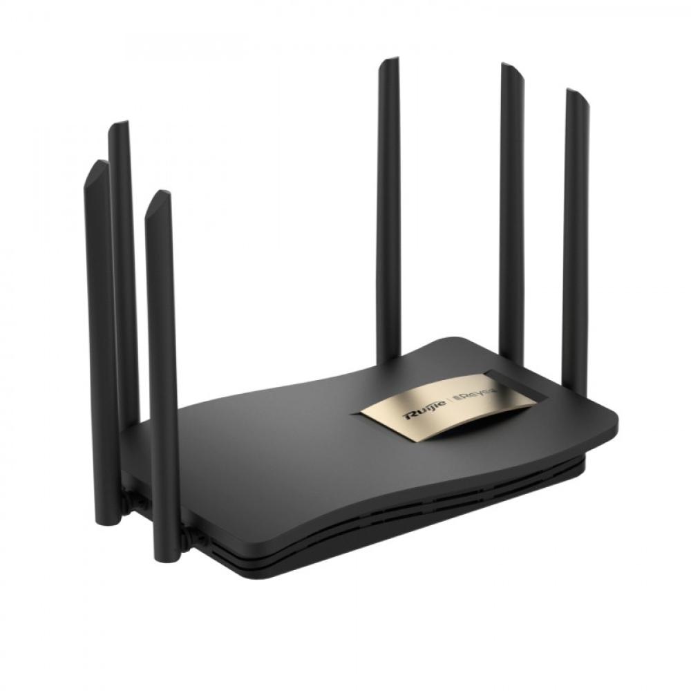 Ruijie Networks - RG-EW1200G PRO router inalámbrico Gigabit Ethernet Doble banda (2,4 GHz / 5 GHz) Negro